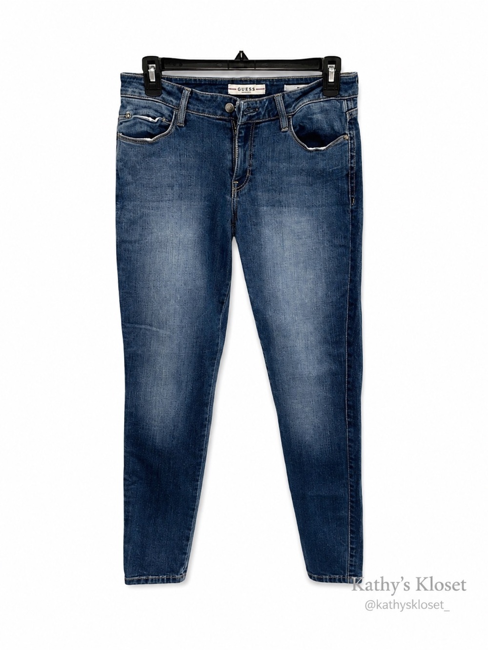 Guess Women's Medium Blue Skinny Jeans